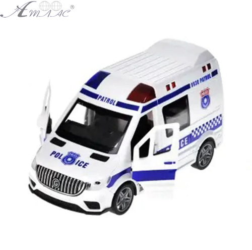 Іграшка Машинка Поліція з димом інерційна 17 см  YM-9930F фото 2