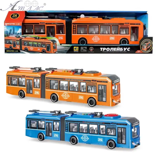 Іграшка Тролейбус великий 42см звук світло 26487 Іграшка Тролейбус великий 42см звук світло 26487