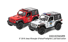 Машинка Kinsmart Jeep Wrangler пожарный  KT5412WPR