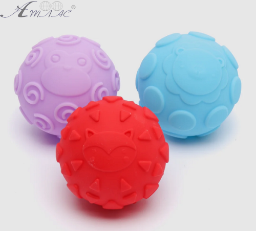 Игрушка Набор тактильных мячиков 4 шт. в тубе ХС2045-3 фото 2 Игрушка Набор тактильных мячиков 4 шт. в тубе ХС2045-3 фото 2