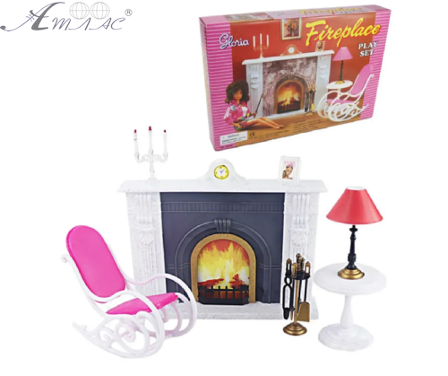 Кукольная Мебель набор Gloria Камин в гостинной 96006 Кукольная Мебель набор Gloria Камин в гостинной 96006