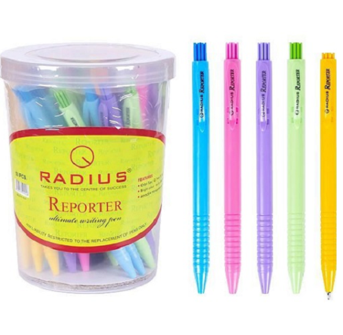 Ручка шариковая Reporter Radius автомат синяя 07141 Ручка шариковая Reporter Radius автомат синяя 07141