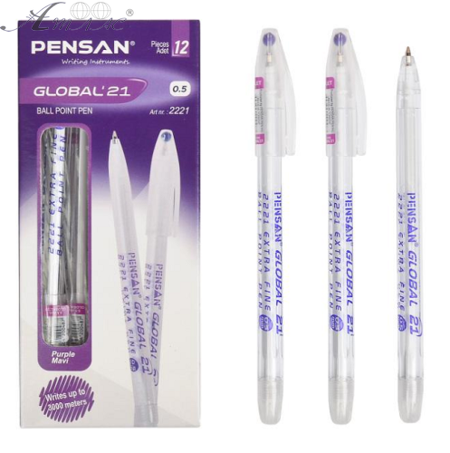Ручка кулькова Global Pensan фіолетова 0,5 мм. Туреччина 05345 Ручка кулькова Global Pensan фіолетова 0,5 мм. Туреччина 05345