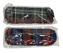Пенал школьный Шотландка ткань на 1 отделение  12290