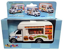 Машинка модель Kinsfun, Fast Food Truck  KS5257W
