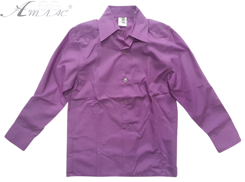 Сорочка з довгим рукавом, бузкова р. 26 14277