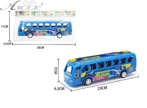 Іграшка Автобус Океан пластик 23 см у пакеті TMX88-3B Іграшка Автобус Океан пластик 23 см у пакеті TMX88-3B