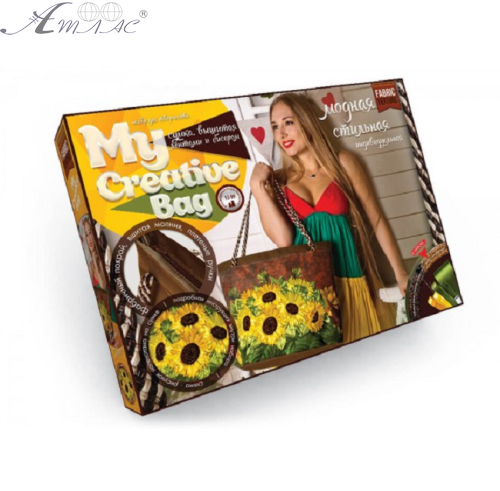 Набір для творчості Вишивка сумки Стрічками та бісером My Creative Bag  МСВ-01-03