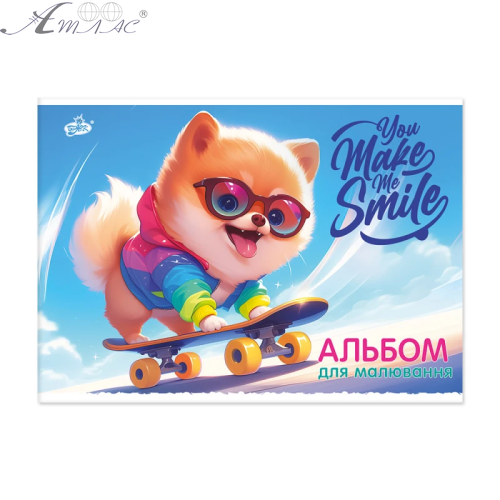 Альбом для рисования скоба А4 40листов Бриск 100г 16170 Альбом для рисования скоба А4 40листов Бриск 100г 16170