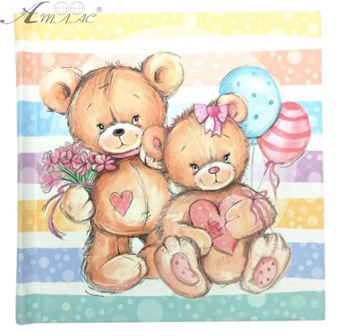 Скетчбук для малювання Bourgeois 100х100 Ведмедики 48 листа  19249