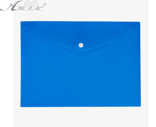 Папка на кнопці А4 Синя  12916 