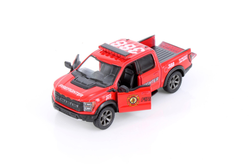 Машинка Kinsmart Ford F-150 Raptor Firefihter 388 пожарная KT5436WPR фото 2 Машинка Kinsmart Ford F-150 Raptor Firefihter 388 пожарная KT5436WPR фото 2