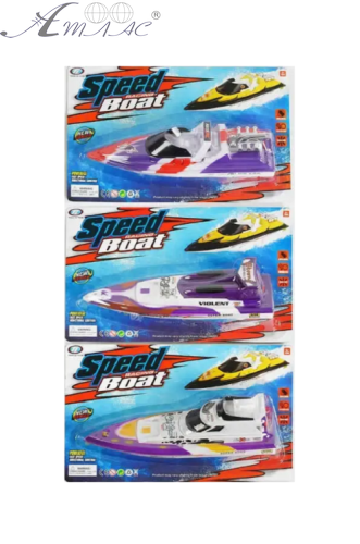Игрушка Катер на батарейках 28 см в блистере 3815/3816/3819 Игрушка Катер на батарейках 28 см в блистере 3815/3816/3819