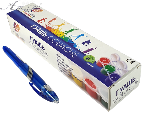 Гуаш набір Луч "Класика"  6 кольорів 20мл  21С1375-08 фото 3