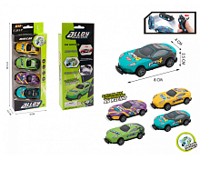 Іграшка Набір Трюкових інерційних машинок, що стрибають, 4 шт  U212-4IA