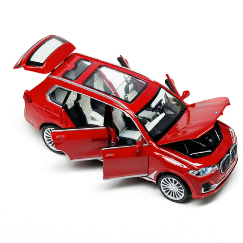 Машинка Автопром BMW Х7 красная металл свет звук 16см 68470 фото 2 Машинка Автопром BMW Х7 красная металл свет звук 16см 68470 фото 2