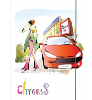 Папка на гумці А4 Leo  City Girls  L6010