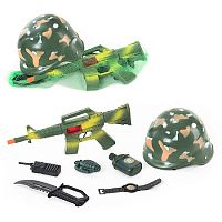 Игрушка Набор Солдата с каской 6 предметов  8015