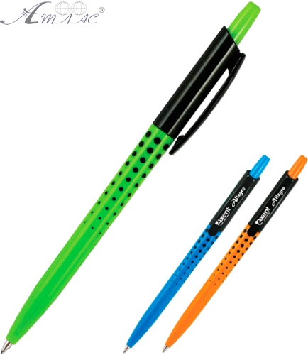 Ручка кулькова Axent Allegro 0,5 мм синя автомат АВ 1041- А Ручка кулькова Axent Allegro 0,5 мм синя автомат АВ 1041- А