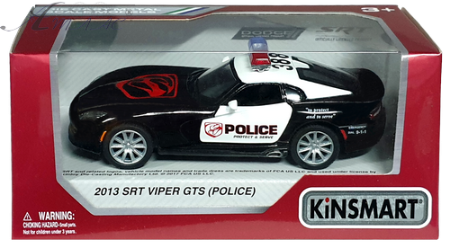 Машинка Kinsmart Dodge SRT Viper GTS 2013 рік Police KT5363WР фото 2 Машинка Kinsmart Dodge SRT Viper GTS 2013 рік Police KT5363WР фото 2