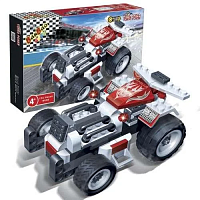 Игрушка Конструктор Turbo Power Гоночное авто 102 детали  8606