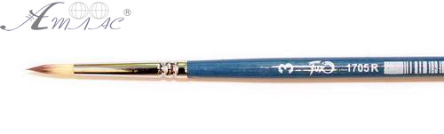 Кисть синтетика Круглая № 3 художественная 1705R3 Кисть синтетика Круглая № 3 художественная 1705R3