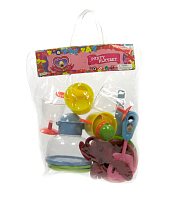 Іграшка пластикова Набір посуду, 17 предметів у сумці  977