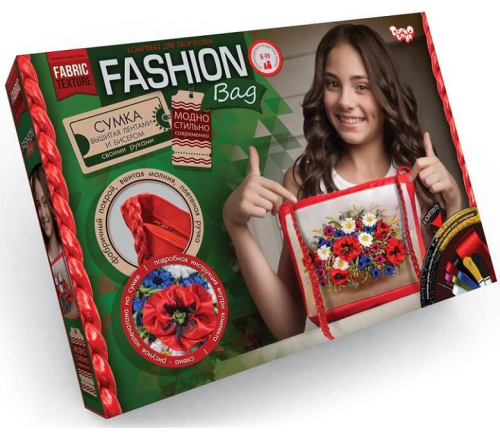 Набор для творчества Вышивка сумки нитью мулине Fashion Bag FBG-01-02, 05094 Набор для творчества Вышивка сумки нитью мулине Fashion Bag FBG-01-02, 05094