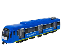 Игрушка Поезд Синий свет, звук  22см в коробке  731-27К1