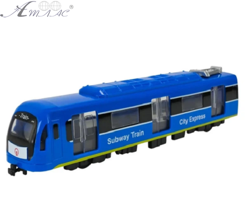 Іграшка Поїзд Синій світло, звук 22см у коробці 731-27К1 Іграшка Поїзд Синій світло, звук 22см у коробці 731-27К1