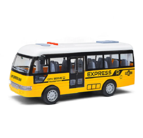 Игрушка Автобус со светом и звуком инерционный 19 см YM9907F фото 3 Игрушка Автобус со светом и звуком инерционный 19 см YM9907F фото 3