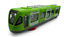 Модель Городской поезд пластмассовый  31см Зеленый  0085А