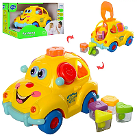 Игрушка Машина Музыкальная Автошка ездит сортер + свет + Укр звук  9170