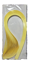 Бумага для Квиллинга  Желтый пастель  5мм 50полос 42см  00950