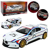 Модель Автопром BMW 3.0 CSL Hommage металл 1:24 инерционная 20см  68257A