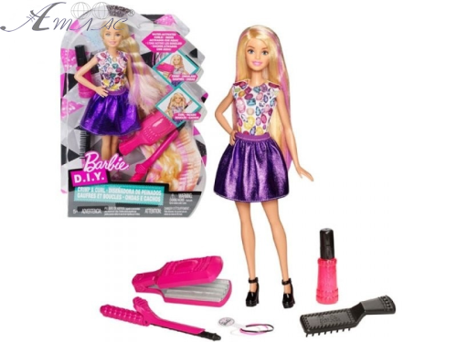Кукла набор Barbie Удивительные кудри DWK49 Кукла набор Barbie Удивительные кудри DWK49