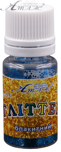 Блискітки (Гліттер) Атлас 7 гр - Блакитний AS-2046, А-916 фото 2 Блискітки (Гліттер) Атлас 7 гр - Блакитний AS-2046, А-916 фото 2