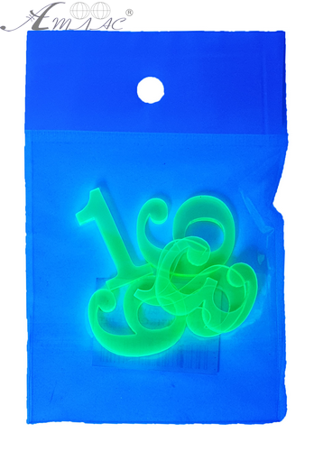 Пластиковые Цифры арабские 4шт ФЛУОР желтые 3мм h=3см AS-0071 фото 2 Пластиковые Цифры арабские 4шт ФЛУОР желтые 3мм h=3см AS-0071 фото 2