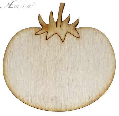 Фигурка фанерная - Помидор 5.8 см AS-4701, В-0180 Фигурка фанерная - Помидор 5.8 см AS-4701, В-0180