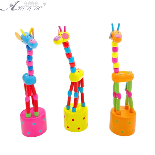 Игрушка Жираф танцующий дерево 17 см 12398 Игрушка Жираф танцующий дерево 17 см 12398
