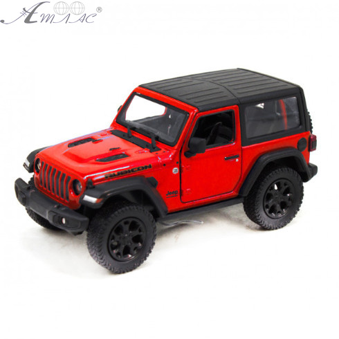 Машинка Kinsmart Jeep Wrangler з дахом KT5412WB Машинка Kinsmart Jeep Wrangler з дахом KT5412WB