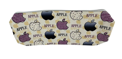 Пенал школьный Apple 1 отделение на молнии  01825