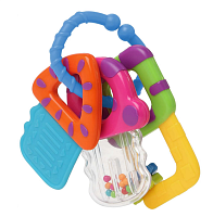 Игрушка Погремушка Tilly  Брелок с ключ. прорезыв., 0696-2  на блист.