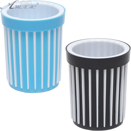 Стакан для ручек двойной круглый 8*10см пластик 07588 фото 2 Стакан для ручек двойной круглый 8*10см пластик 07588 фото 2