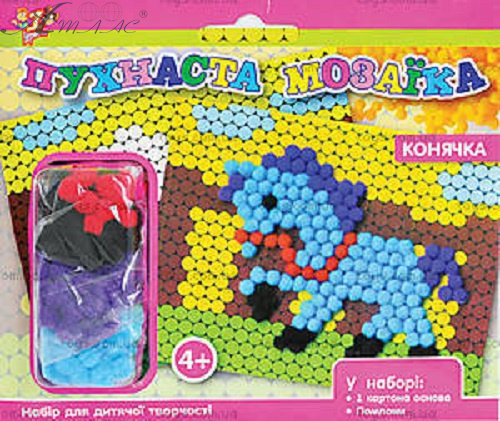 Набор для творчества Мозаика Пушистая "Лошадка"  950654