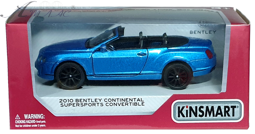 Машинка Kinsmart Bentley Contin. SC, кабріолет KT5353W Машинка Kinsmart Bentley Contin. SC, кабріолет KT5353W
