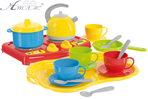 Игрушка Набор Посудки Маринка  19 предметов Технок 1554 фото 2