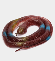 Игрушка силиконовая антистресс Змея Светло - Коричневая в пятнах 74 см  00721