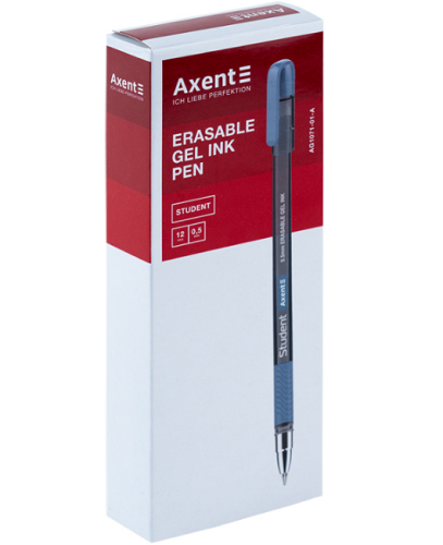 Ручка гелевая, пишет-стирает, Student черная  AG1071-01-A фото 2