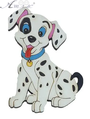 Фигурка фанерная - Песик № 6 далматин 75 х 60 мм AS-4782 Фигурка фанерная - Песик № 6 далматин 75 х 60 мм AS-4782